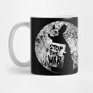 Grunge 'Stop The War' War' Anti War Mug